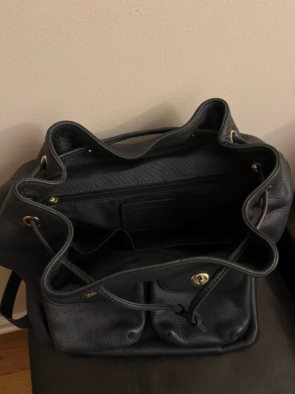 Coach Turnlock Rucksack Backpack - Picture 3 of 4
